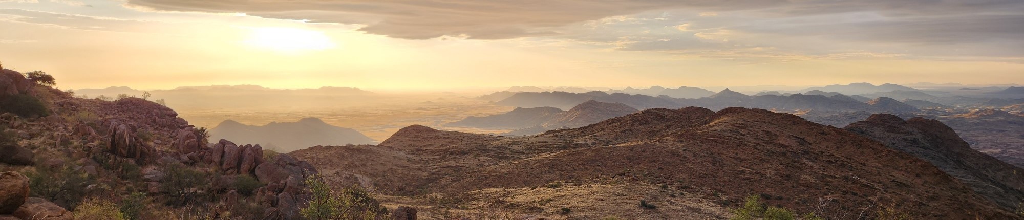 A photograph of a landscape